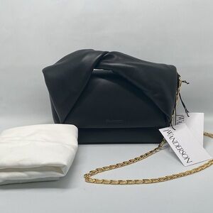 JW ANDERSON Twister midi leather shoulder bag